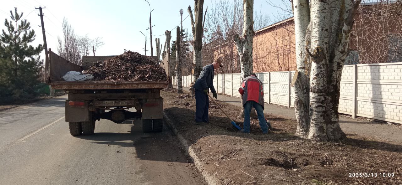 В Мангушском муниципальном округе проводятся масштабные работы по благоустройству.  .