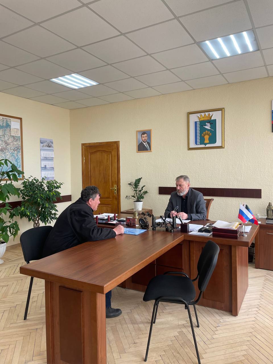 Личный прием граждан в Администрации.